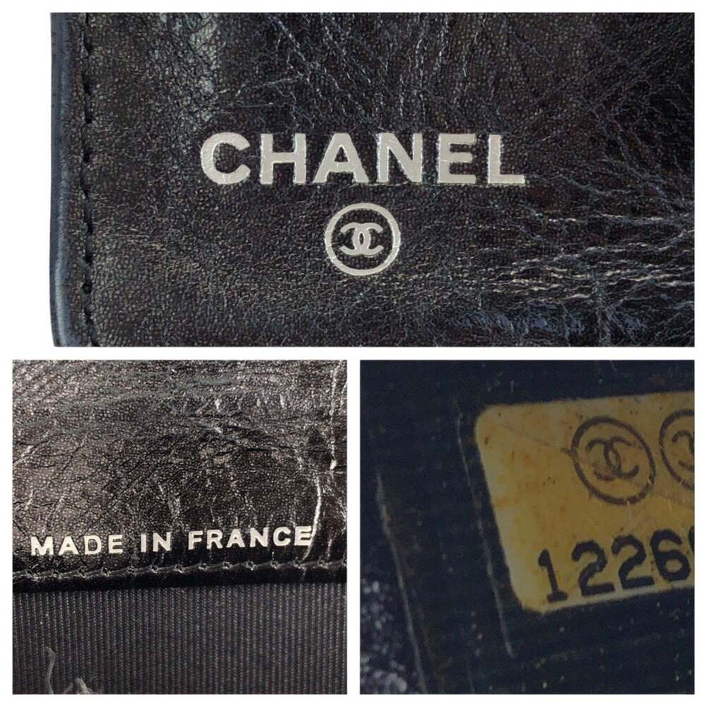 CHANEL Blue Leather Wallet - Picture 5 of 10